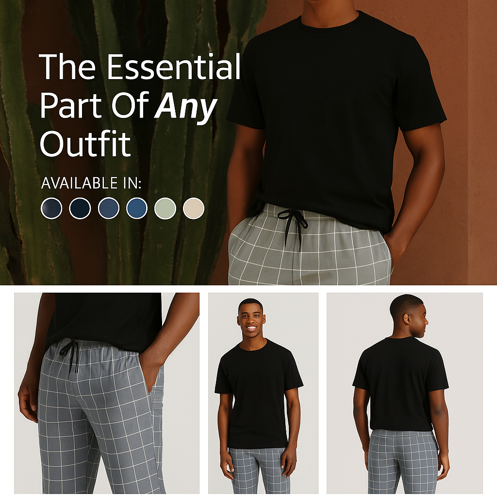 Doriano - Comfortable Checked Pattern Pant