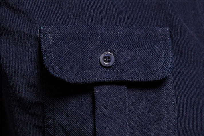 BATTISTILO VELOSO: PURE COTTON CORDUROY ESSENTIAL SHIRT