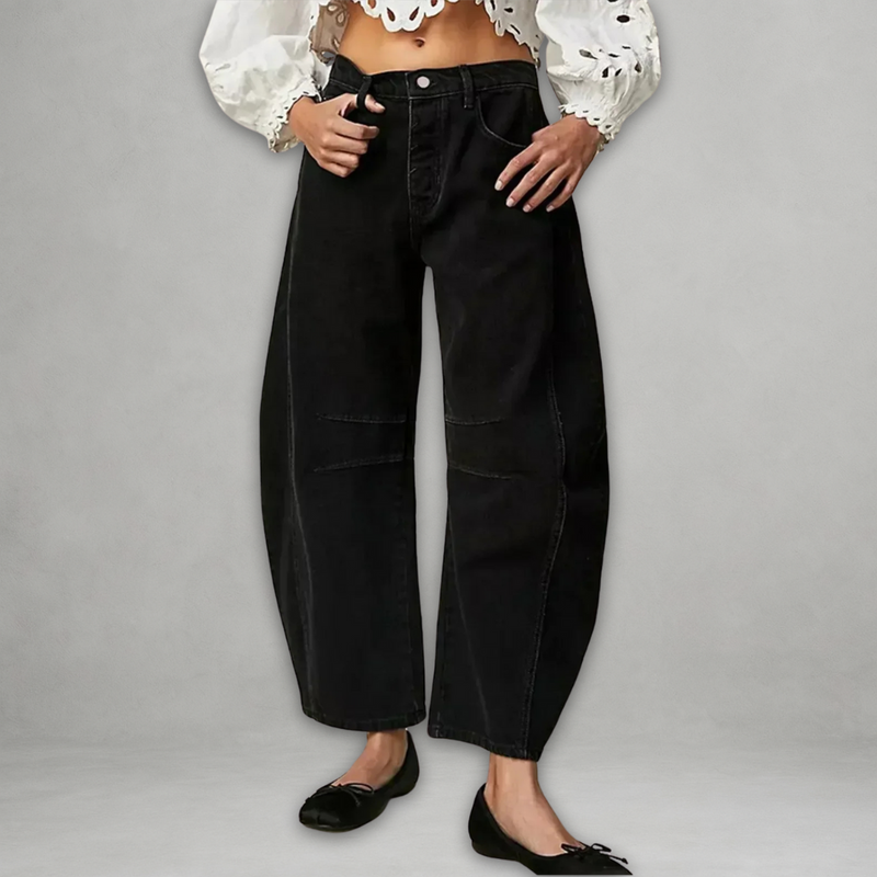 Entela - Casual Loose Jean with Pocket
