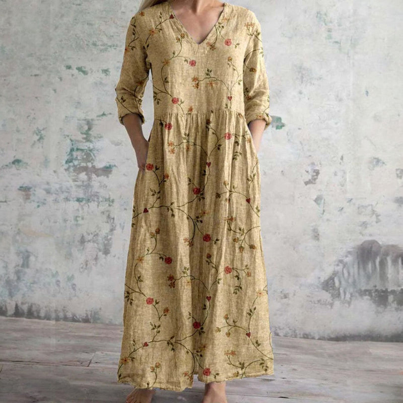 Erica - Elegant Floral Dress