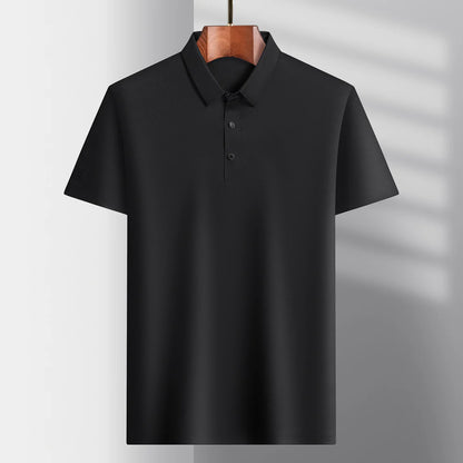 CAVALIERE MINIMALE: PLAIN WRINKLE-FREE MUSCLE POLO