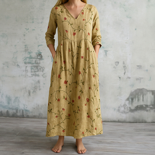 Erica - Elegant Floral Dress
