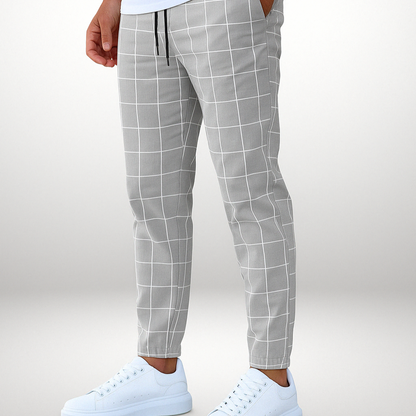 Doriano - Comfortable Checked Pattern Pant