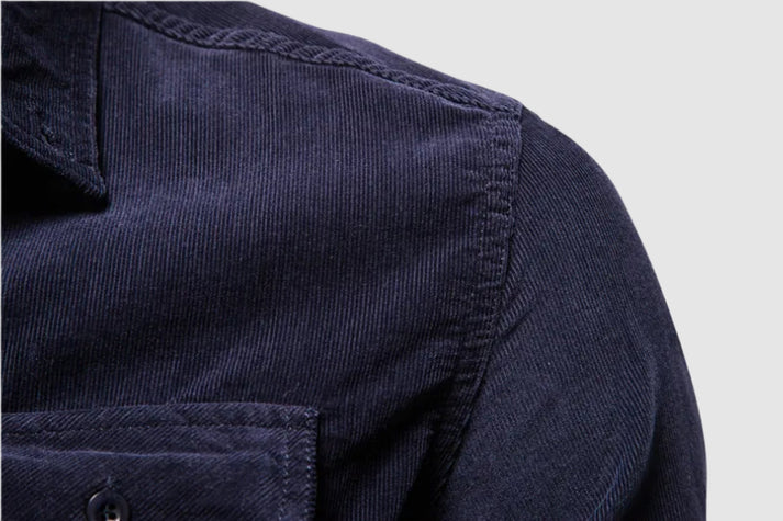 BATTISTILO VELOSO: PURE COTTON CORDUROY ESSENTIAL SHIRT