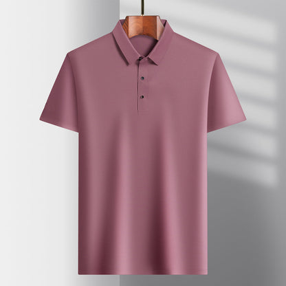 CAVALIERE MINIMALE: PLAIN WRINKLE-FREE MUSCLE POLO